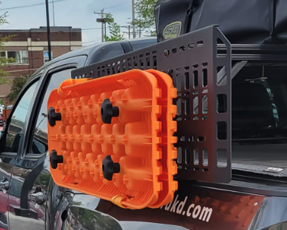 TRUKD RECOVERY BOARD MOUNTS FOR BED RACK ACCESSORY PANELS - CALI RAISED FOR HONDA RIDGELINE (2016-CURRENT) Works With OEM Bed Cover