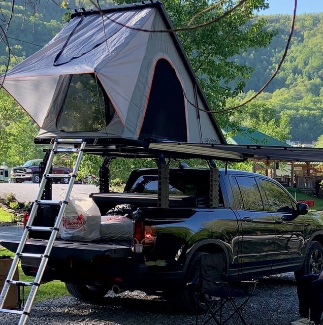 TRUKD 24.5" V2 BED RACK FOR HONDA RIDGELINE (2016-CURRENT) Works With OEM Bed Cover