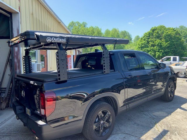 TRUKD 24.5" V2 BED RACK FOR HONDA RIDGELINE (2016-CURRENT) Works With OEM Bed Cover