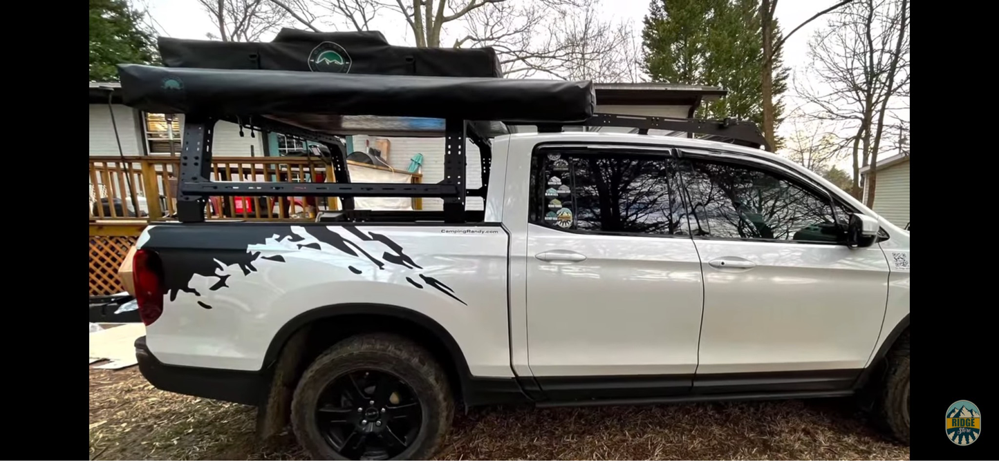 4CX Series Shiprock Bed Rack - Fits 2016 to 2026 Honda Ridgeline by TUWAPRO