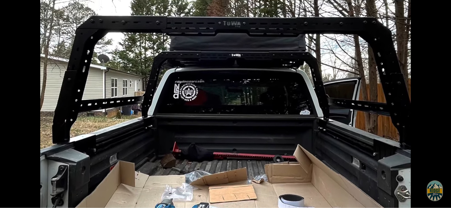 4CX Series Shiprock Bed Rack - Fits 2016 to 2026 Honda Ridgeline by TUWAPRO