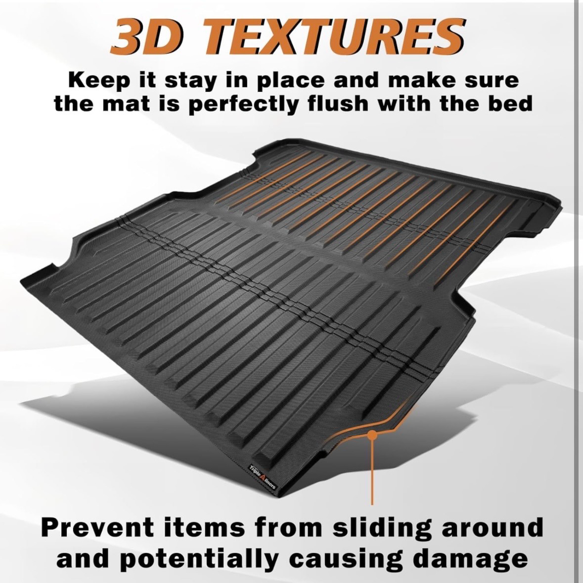 Truck Bed Mat Compatible with 2017-2024 Honda Ridgeline Accessories 5.3FT Vehicle Bed Mat Perfectly Flush All Weather