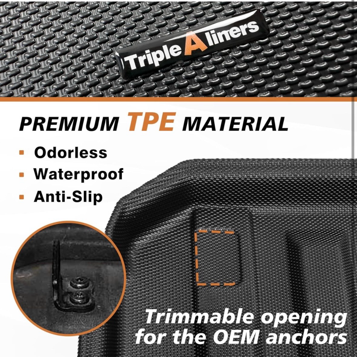 Truck Bed Mat Compatible with 2017-2024 Honda Ridgeline Accessories 5.3FT Vehicle Bed Mat Perfectly Flush All Weather