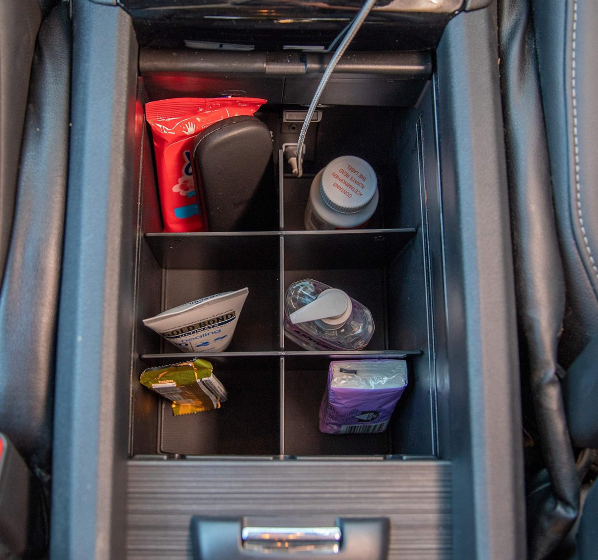 Center Console Organizer for Honda Pilot (2016-2022) / Honda Ridgeline (2017-2025) / Honda Passport (2019-2025) - Made in USA