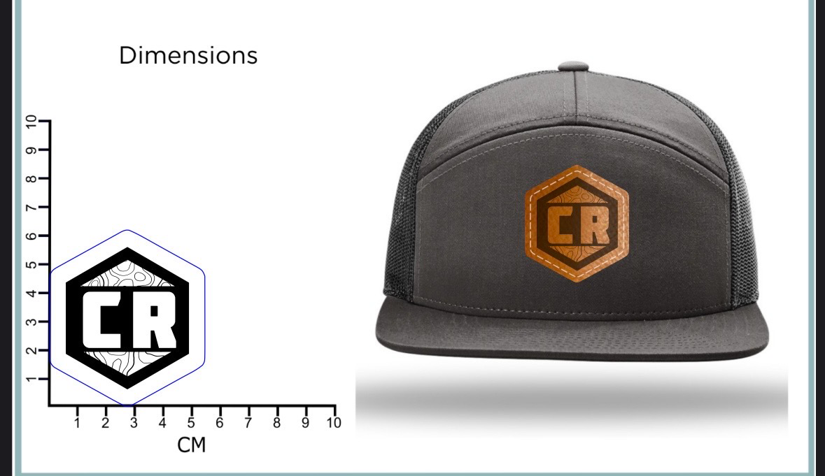 CampingRandy Hat Leather Patch