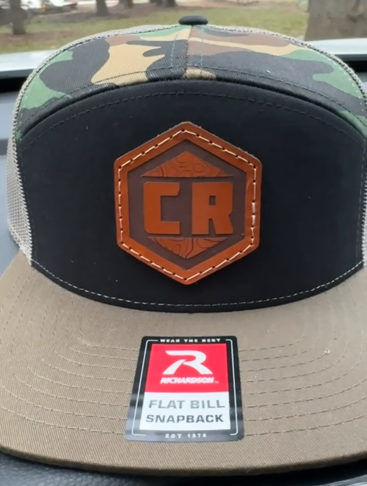CampingRandy Hat Leather Patch