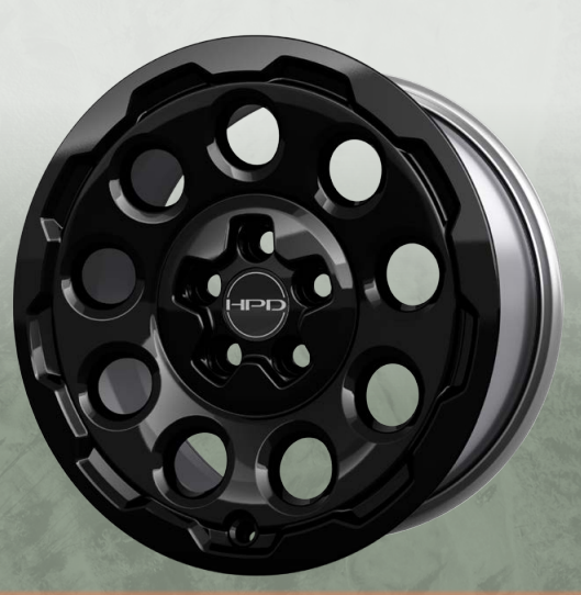 18 Inch Rugged Black Alloy Wheels (each) 2026 Honda Passport