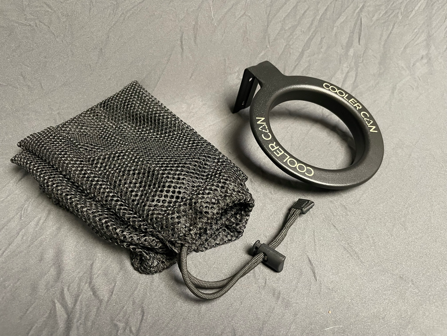 Cooler Can - Outdoor Cooler Trash Can Accessory - Matte Black Finish