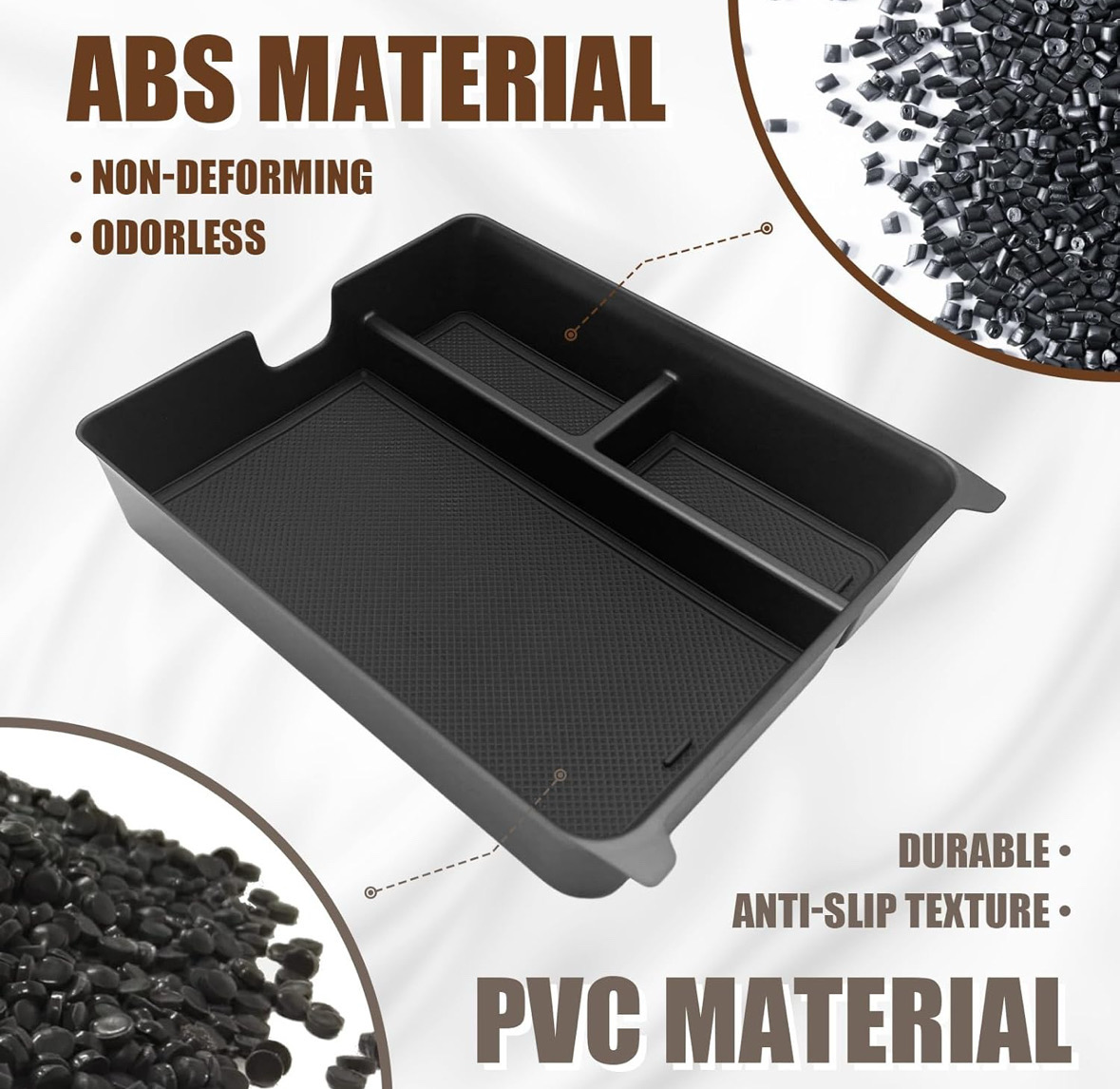 Center Console Organizer and Magnet Armrest Hidden Storage From Muslogy 2026 Honda Passport - 23+ Pilot - 25+ Ridgeline