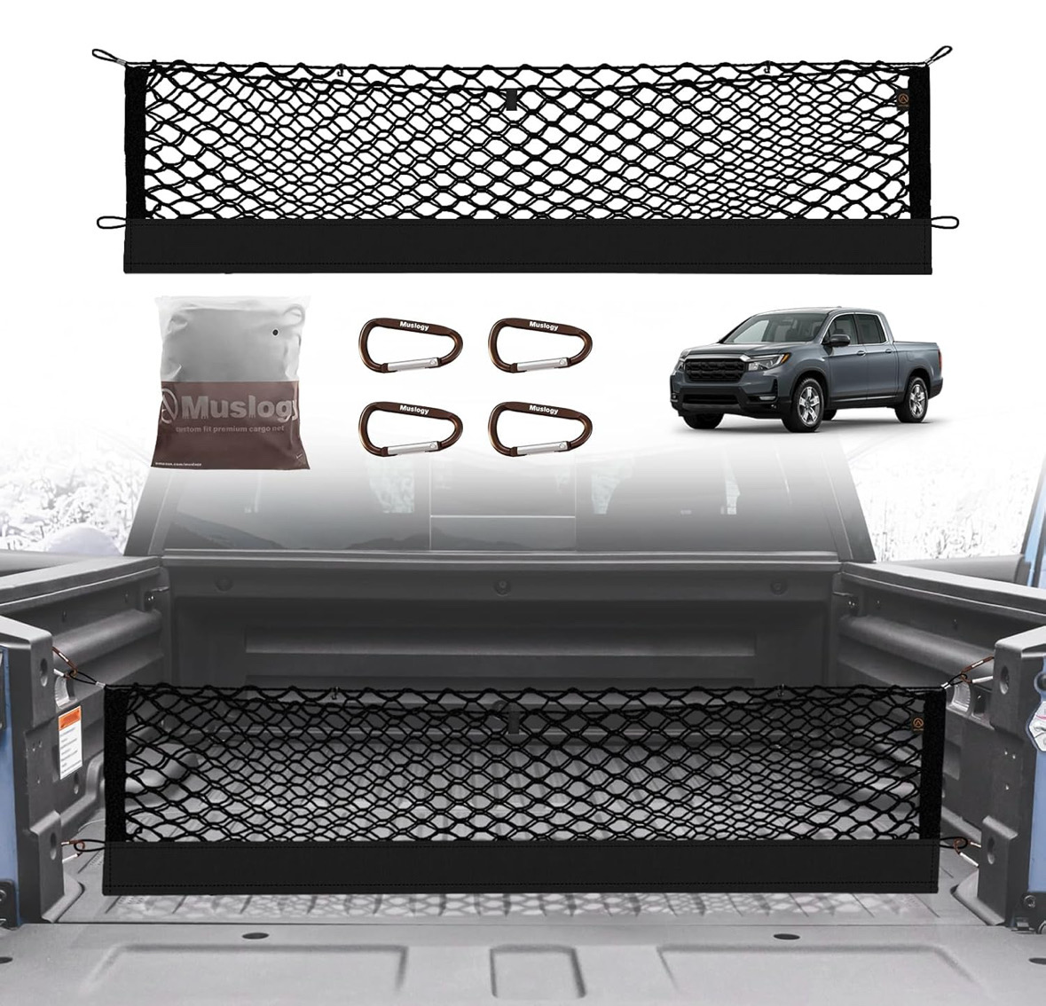 Cargo Net For 2026 Honda Passport Honda Ridgeline 2017+ Honda Pilot 23+ By Muslogy