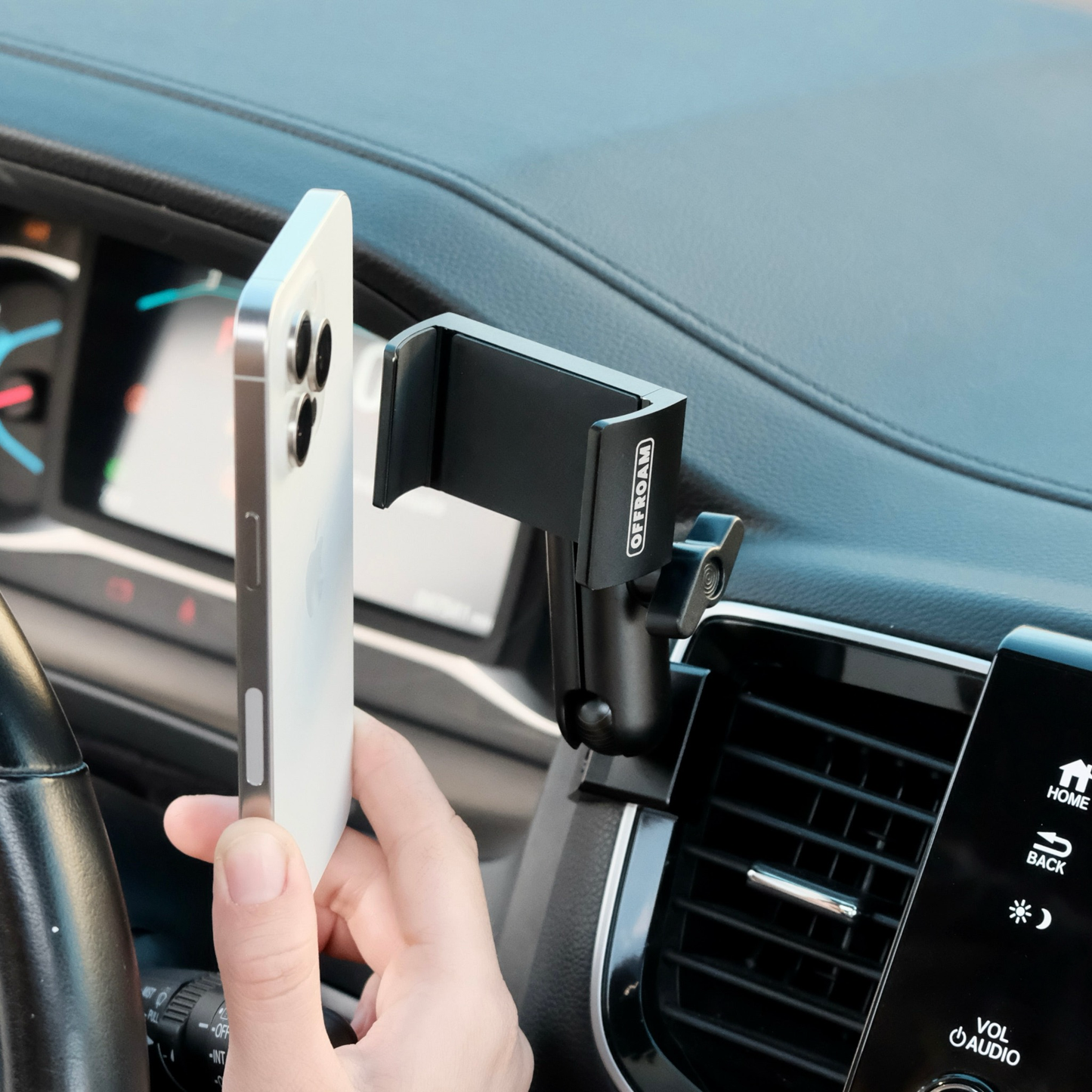 Honda Ridgeline 2016-2025 | Passport 2019-2025 | Pilot 2016-2022 Phone Mount By OFFROAM