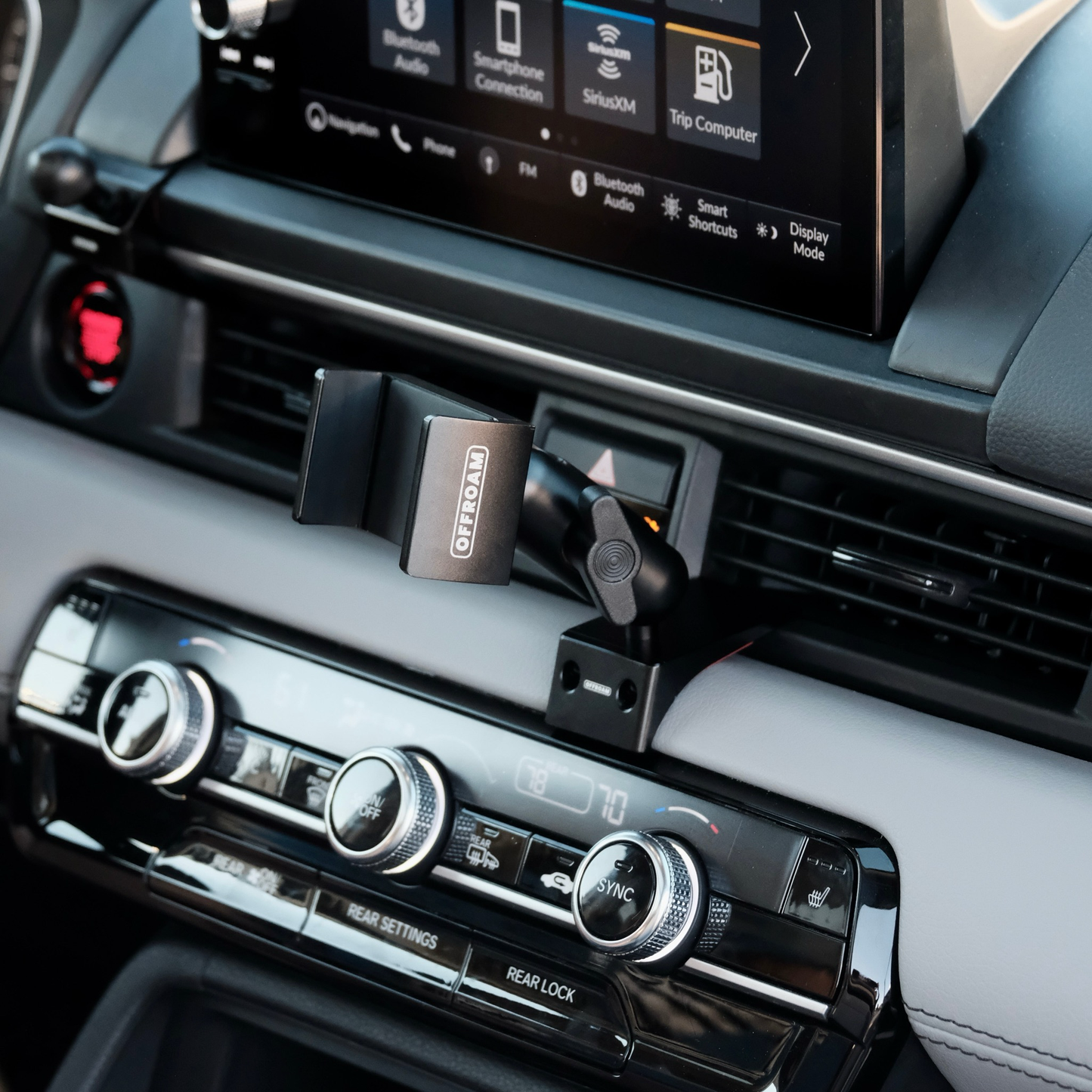 Honda Pilot 2023-2026 Passport 2026+ Ridgeline 2026+ Phone Mount By OFFROAM