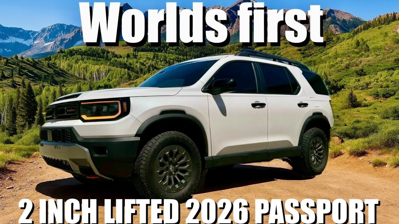 2.0 Inch Lift Kit Honda Passport Trailsport 2026 by HRG OFFROAD