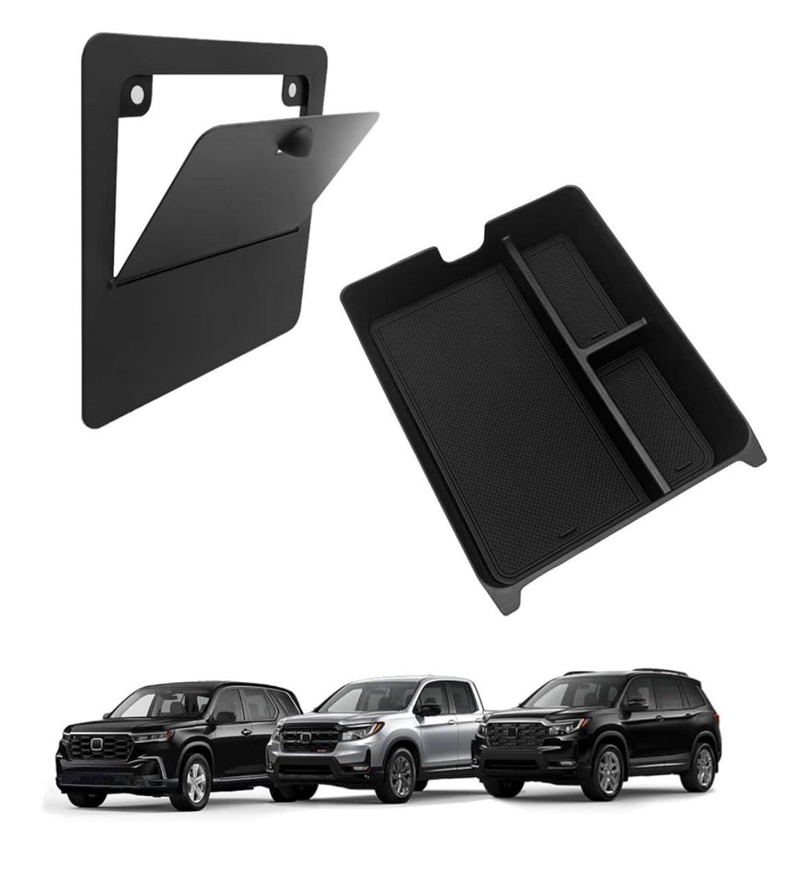 Center Console Organizer and Magnet Armrest Hidden Storage From Muslogy 2026 Honda Passport - 23+ Pilot - 25+ Ridgeline