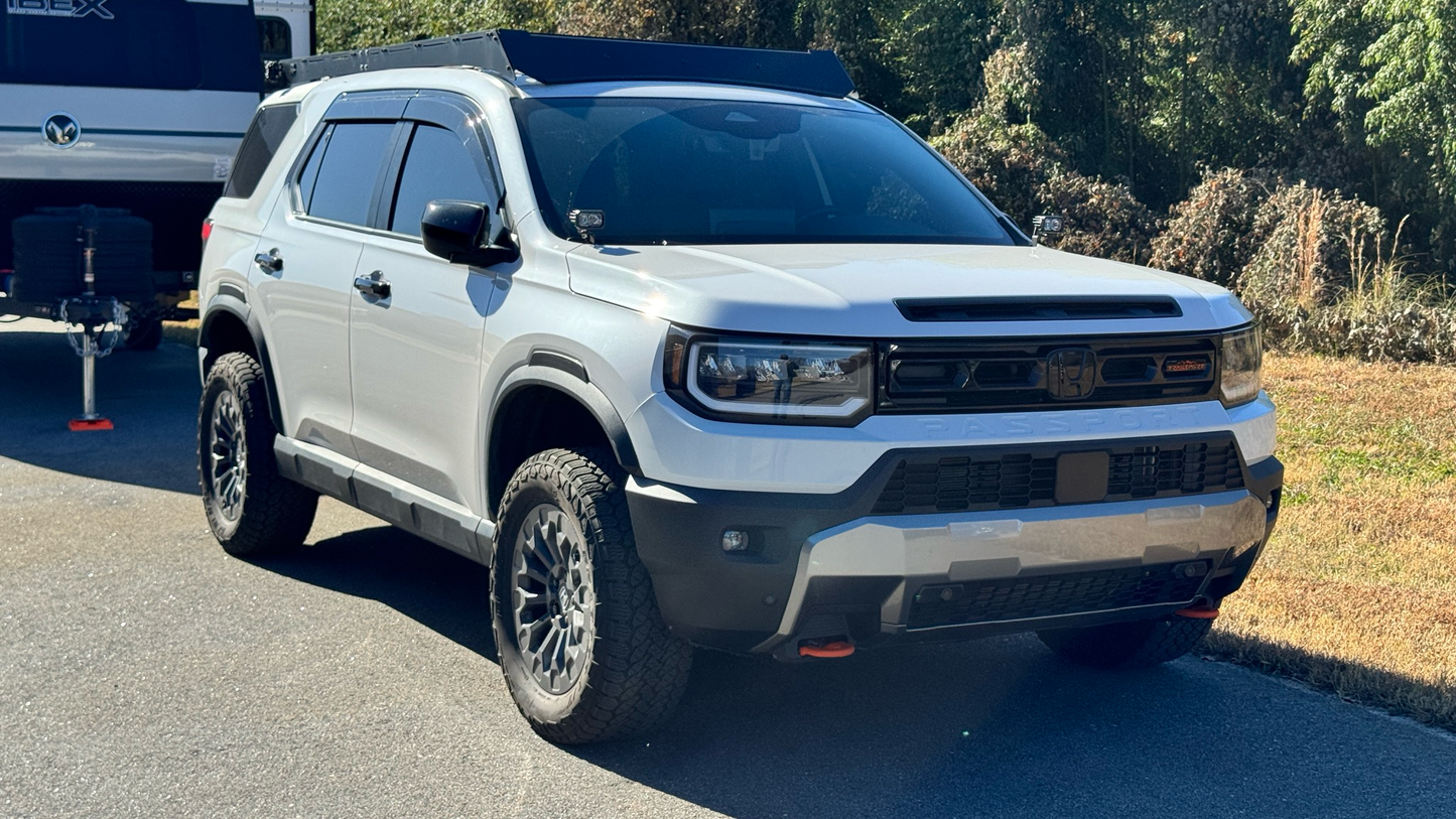 1” One Inch Spacers Hubcentric fits Ridge Pilot Passport 25mm - Pair (2) by HRG OFFROAD 5x120