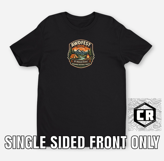 AWDFEST 2026 Single SIDED T-Shirt