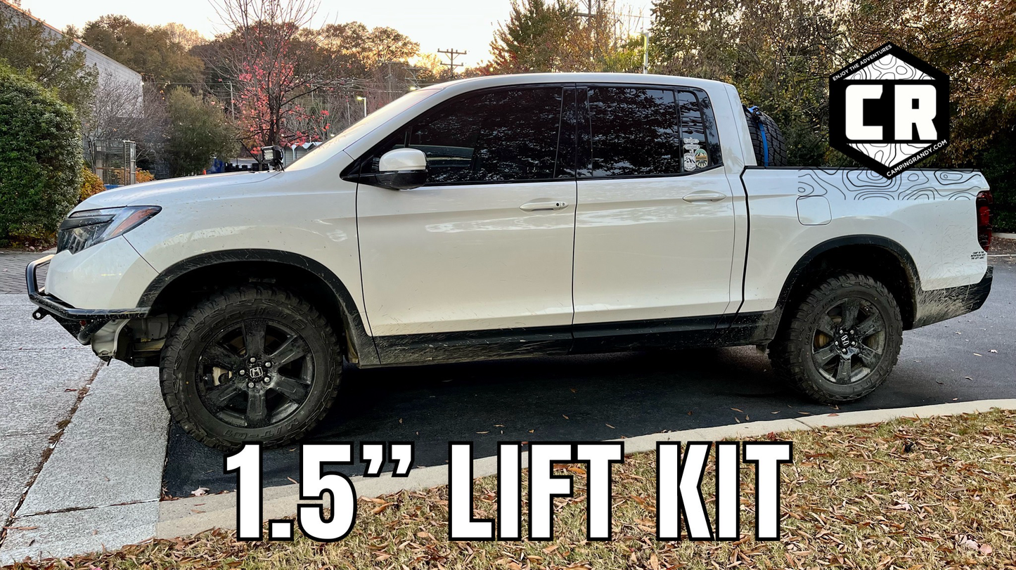 1.5 Inch Lift Kit Honda Ridgeline 2016 - 2026 Passport 2019 - 2025 Pilot  2016 - 2022 by HRG OFFROAD