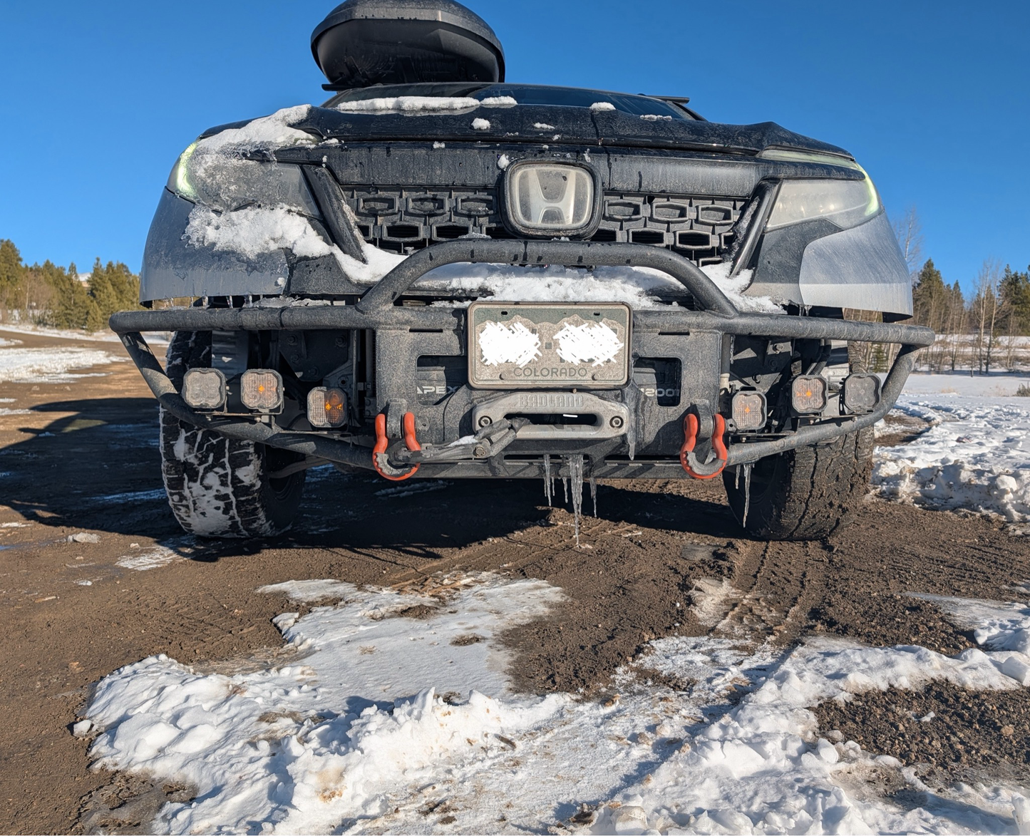 Pre-Runner Winch Bumper 3.0 for 2016 to 2026 Honda Ridgeline 2019 -2025 Passport - 2016 to 2022 Pilot (Does Not Fit 23+ Pilot or 26 Passport)